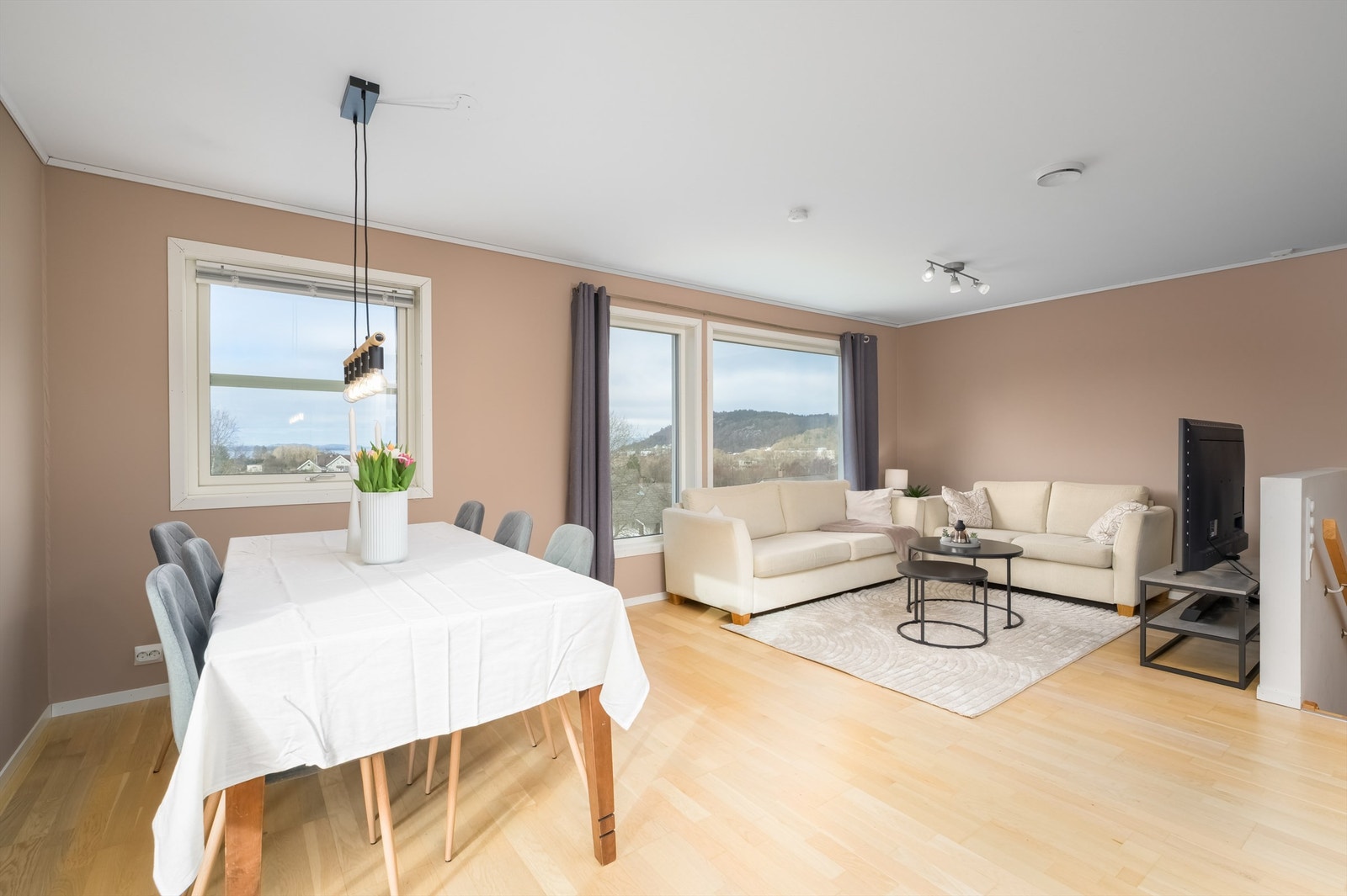 Spisestue/Stue. Galleribilde