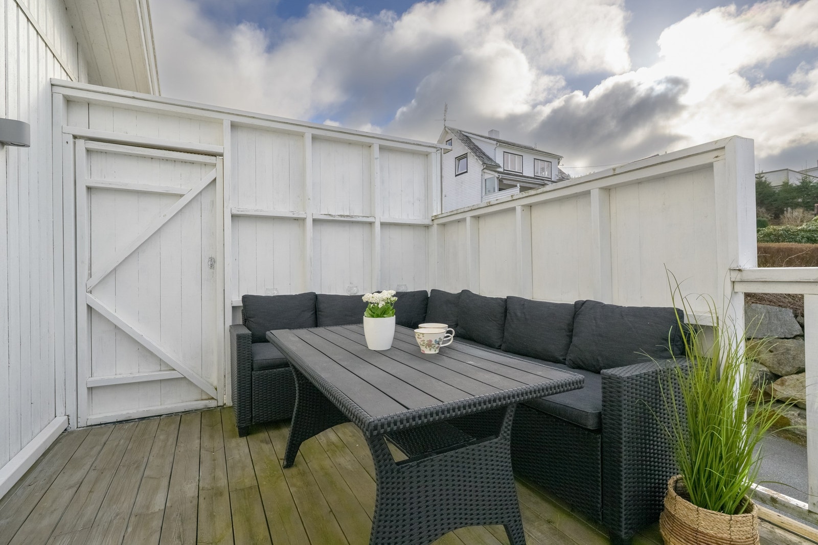 Balkong med gode solforhold. Galleribilde