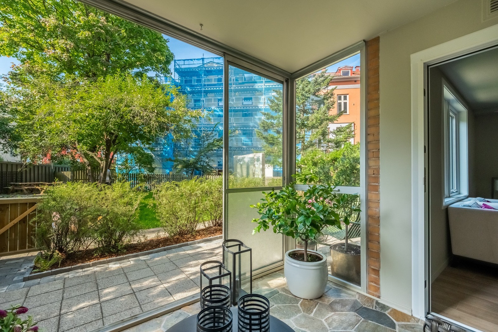 - Borettslaget har en superfin, skjermet og rolig bakgård - Galleribilde