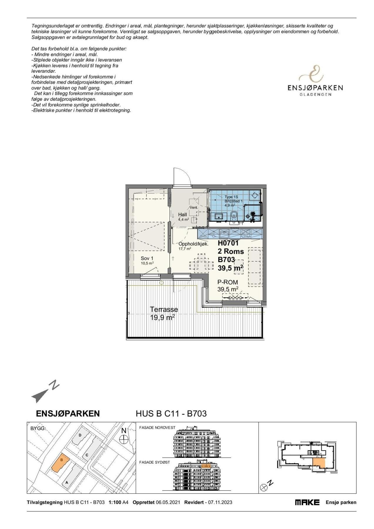 Plantegning. Galleribilde