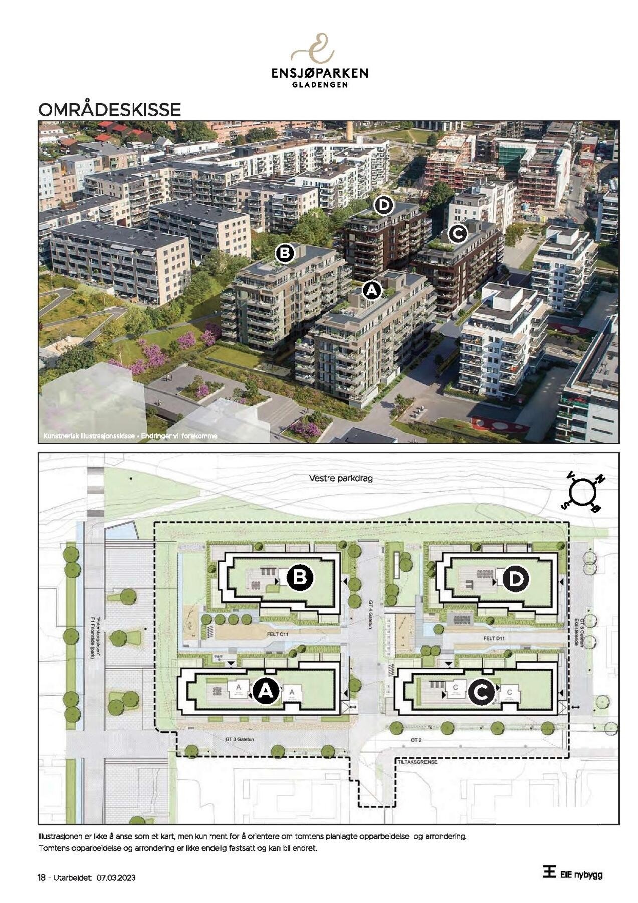 Områdeskisse. Galleribilde