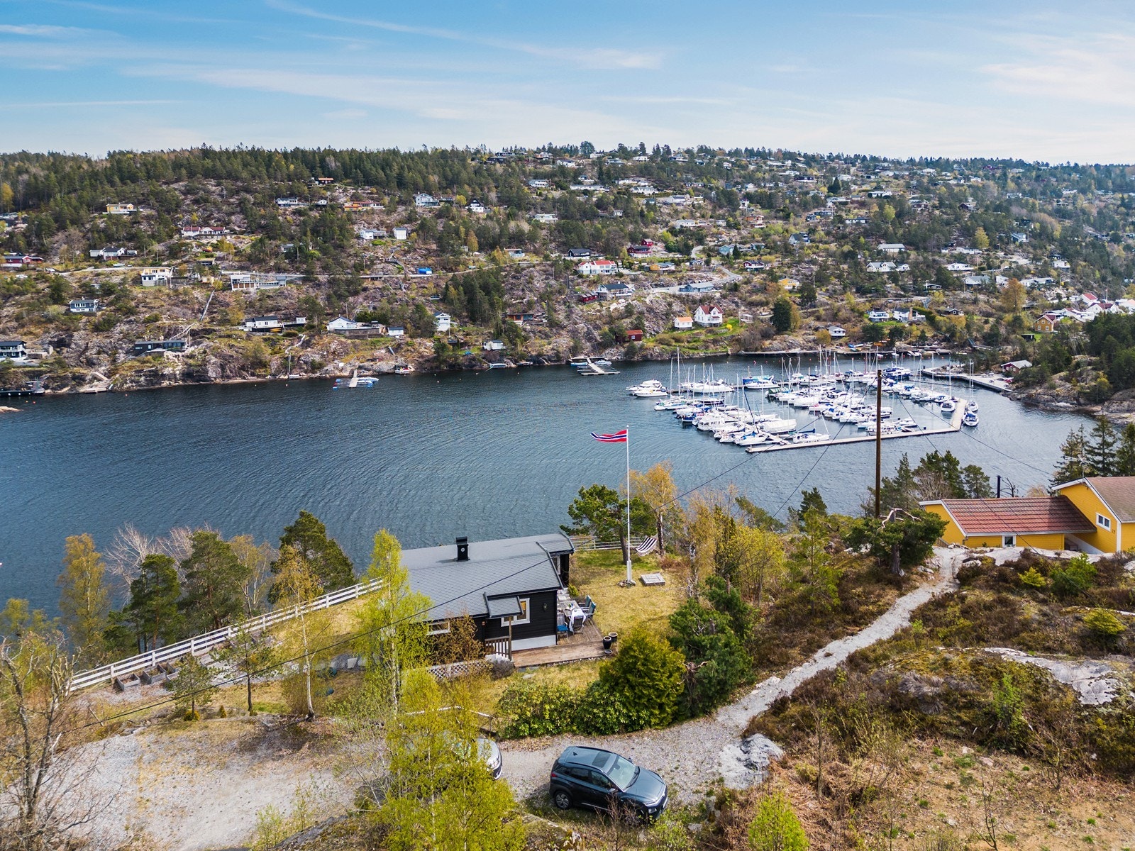 Utsikt over Hallangspollen Galleribilde