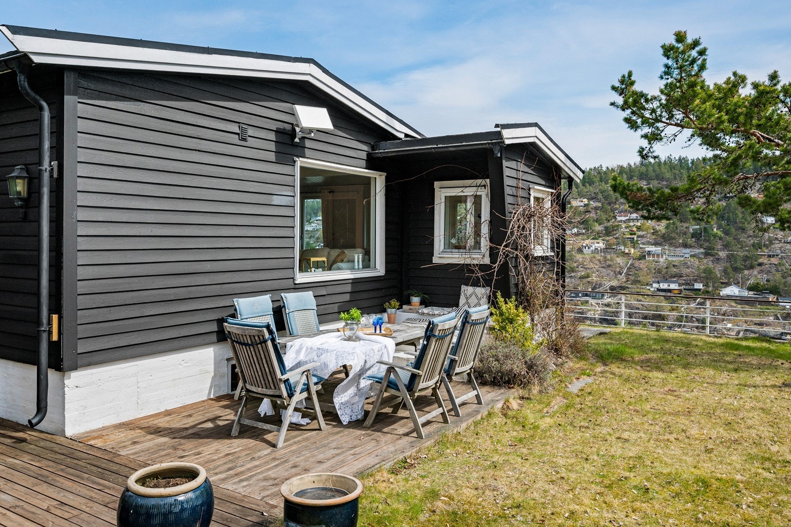 Skjermet og fin spiseplass Galleribilde