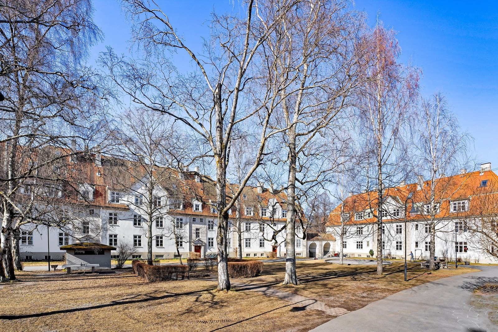Felles bakgård for borettslaget. Galleribilde