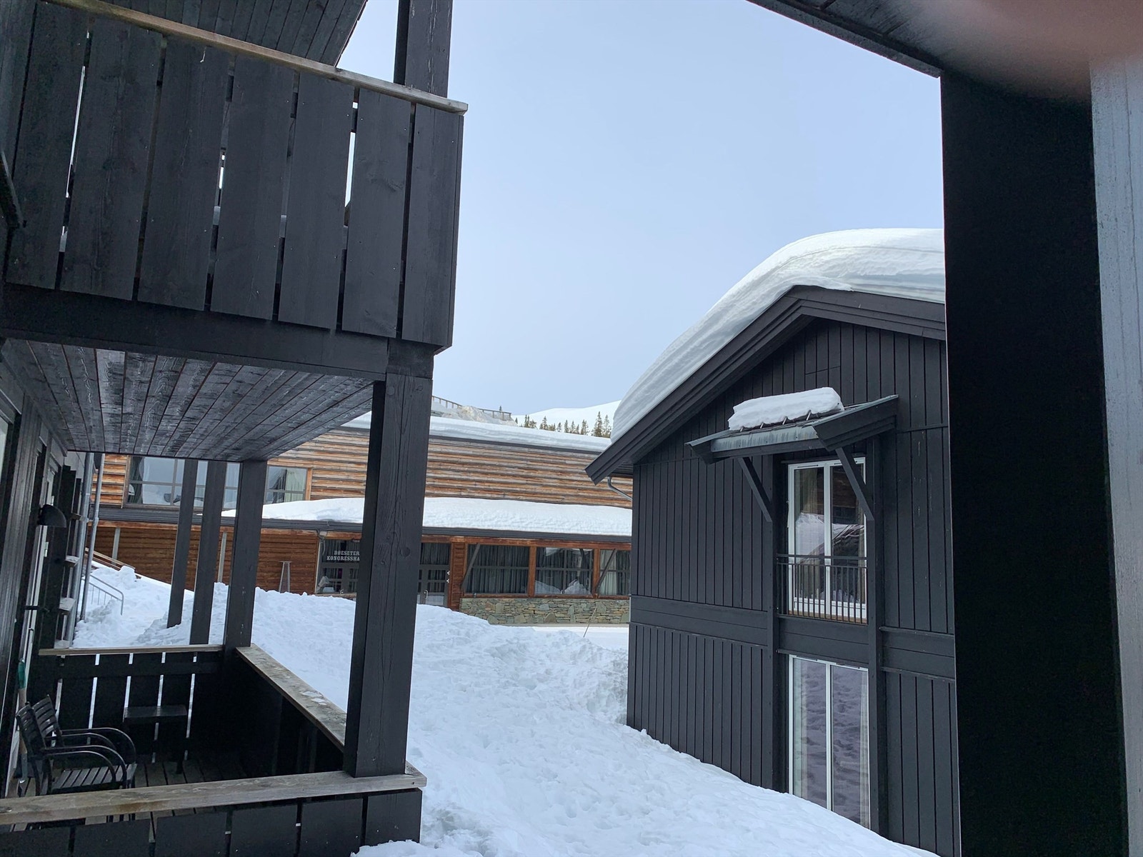 Deler av utsikten fra balkongen Galleribilde