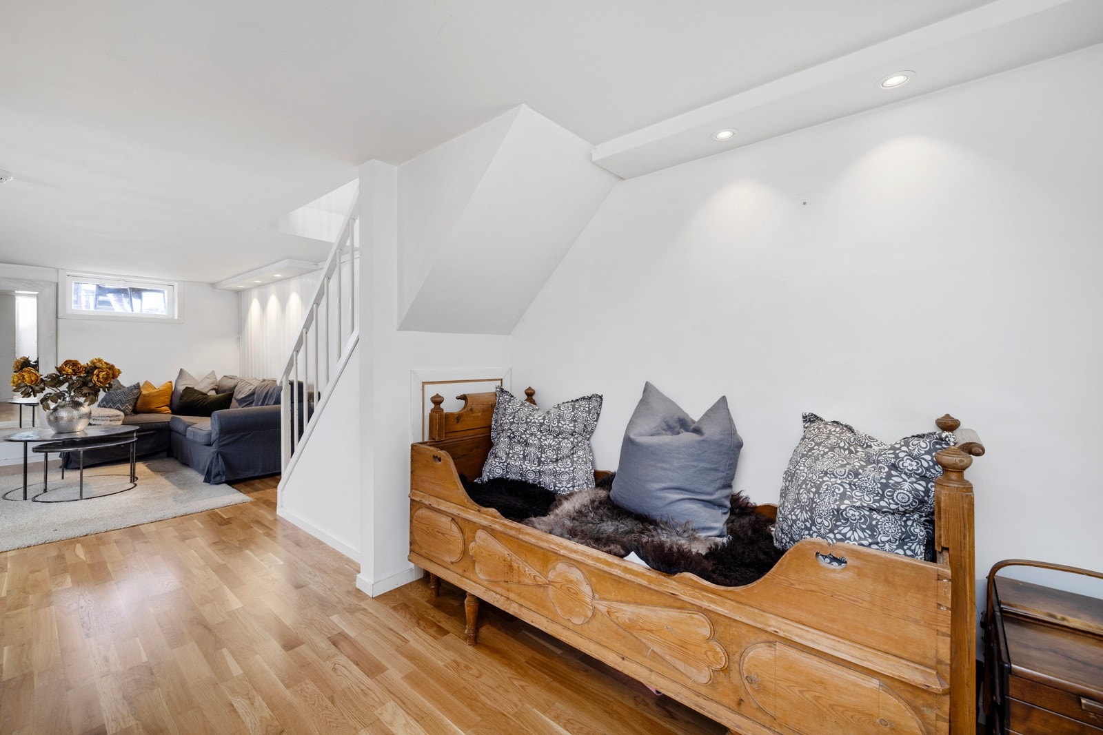 Det ble lagt varmefolie på gulvet i 2019. Galleribilde