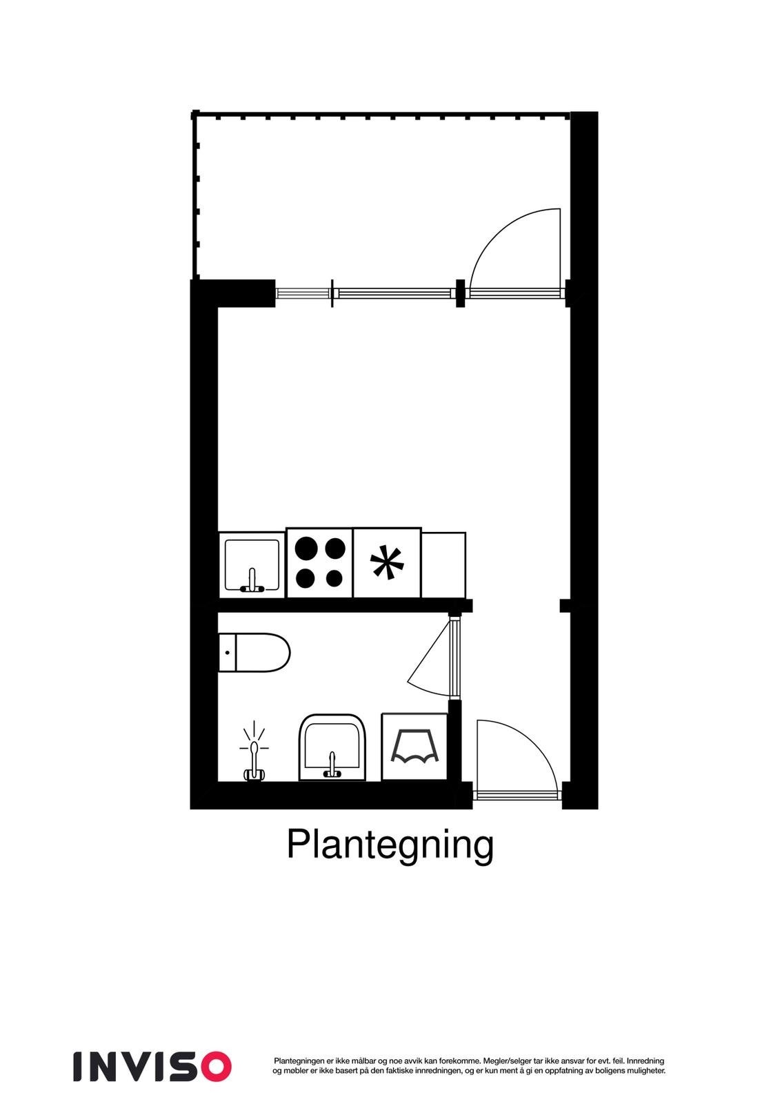 Plantegning Galleribilde