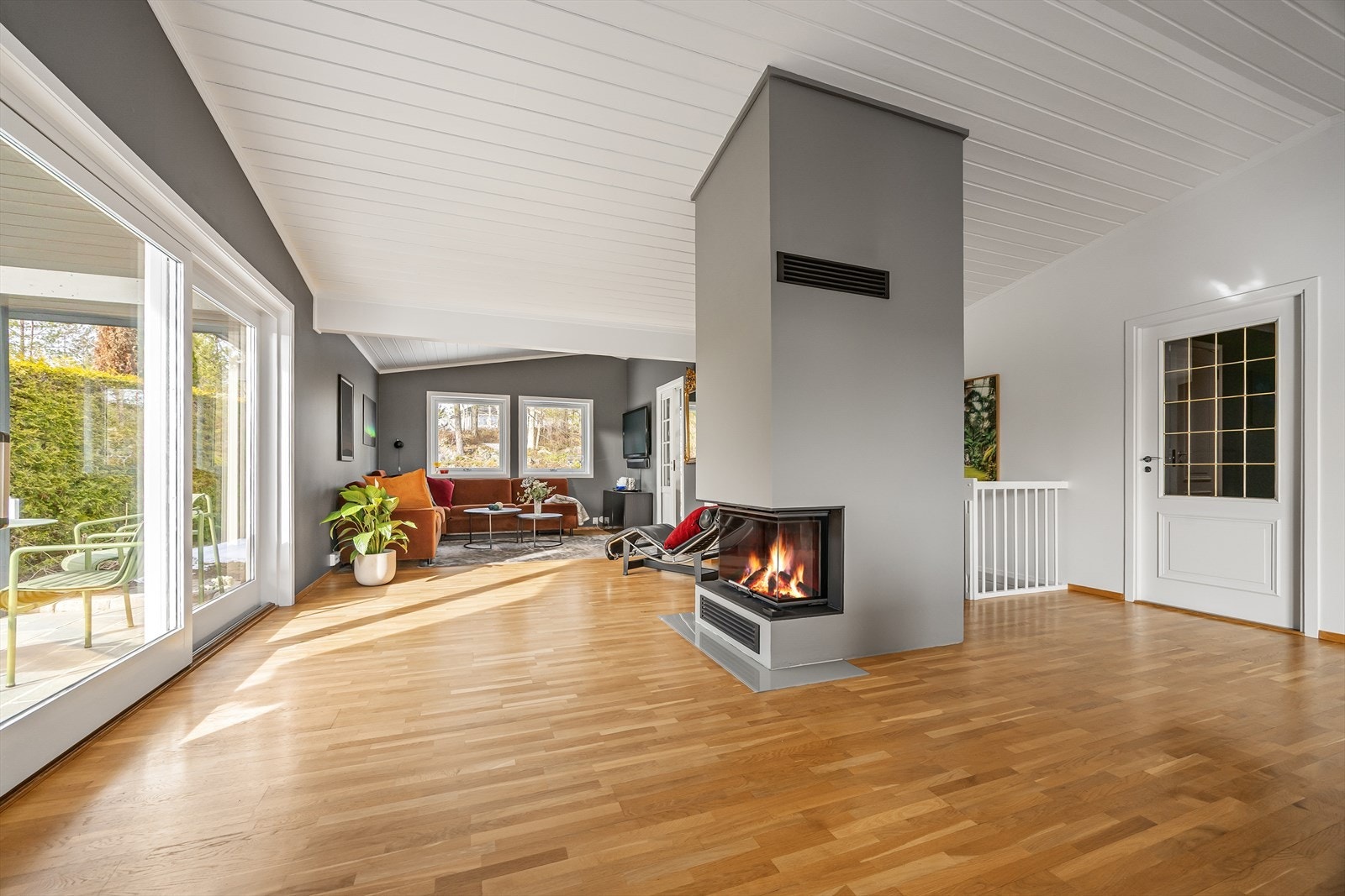 Peisen ble installert i 2020 sammen med et Exodraft-system Galleribilde