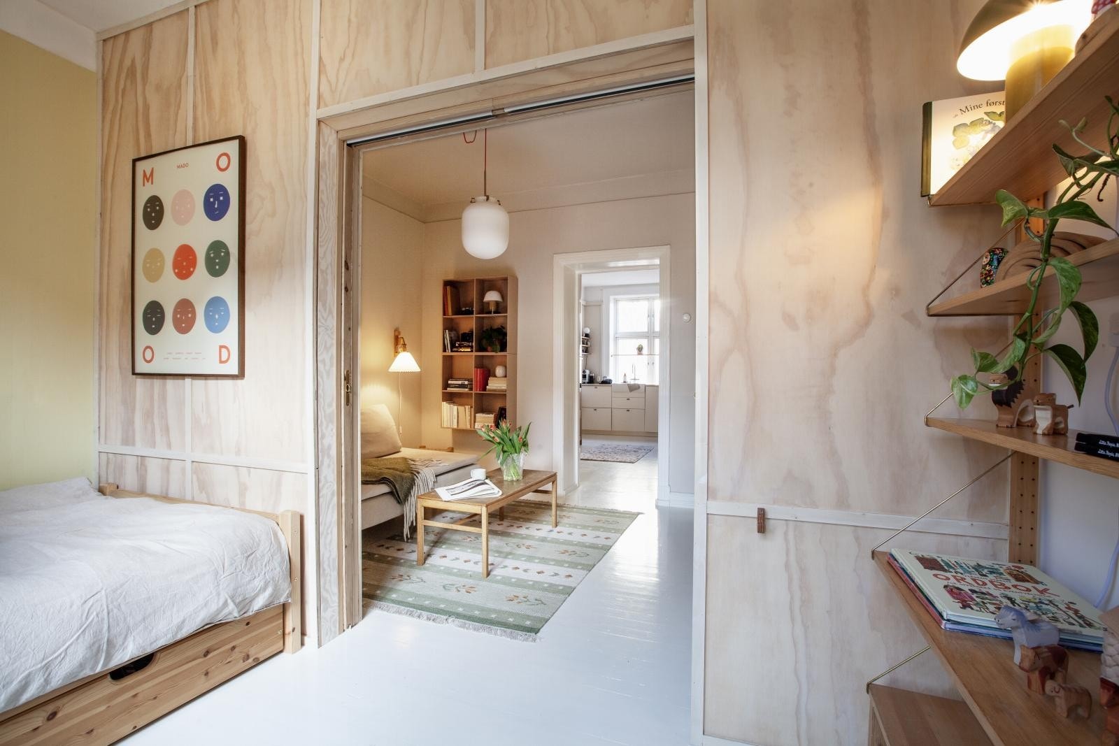 Barnerommet vender ut mot Diriks' gate. Galleribilde