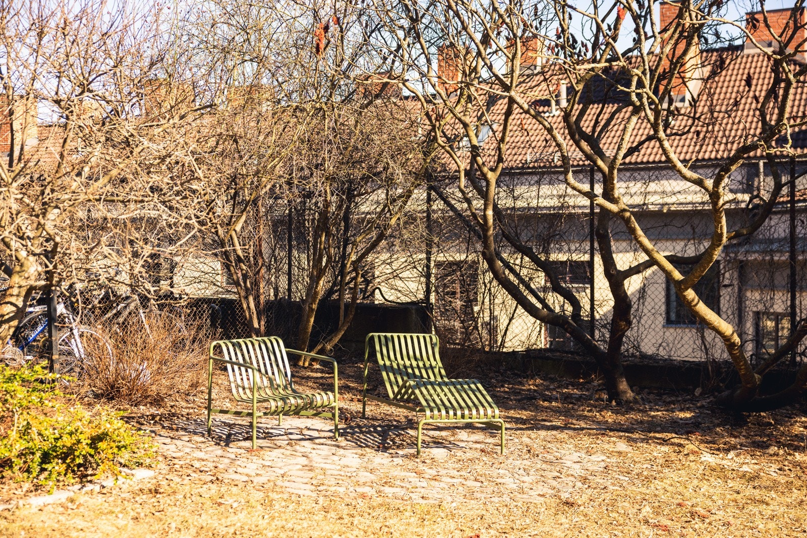 Egen hagegruppe med engasjerte beboere sørger for bevaring av hagene - øvre, nedre og den "hemmelige hagen". Galleribilde