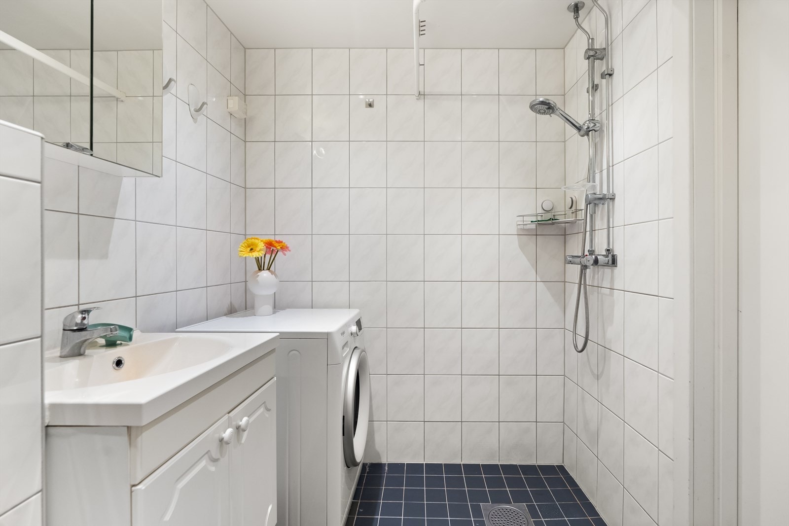 Badet i boligen ble rehabilitert i regi av borettslaget i 2010. Galleribilde