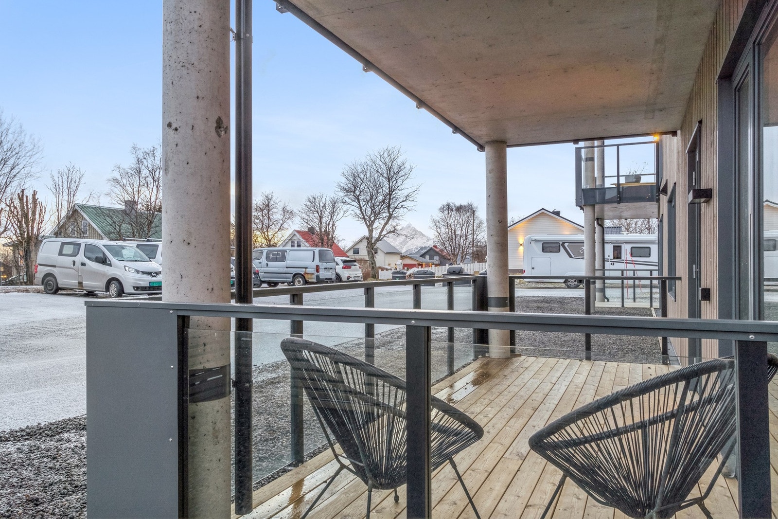 Overbygget terrasse. Galleribilde