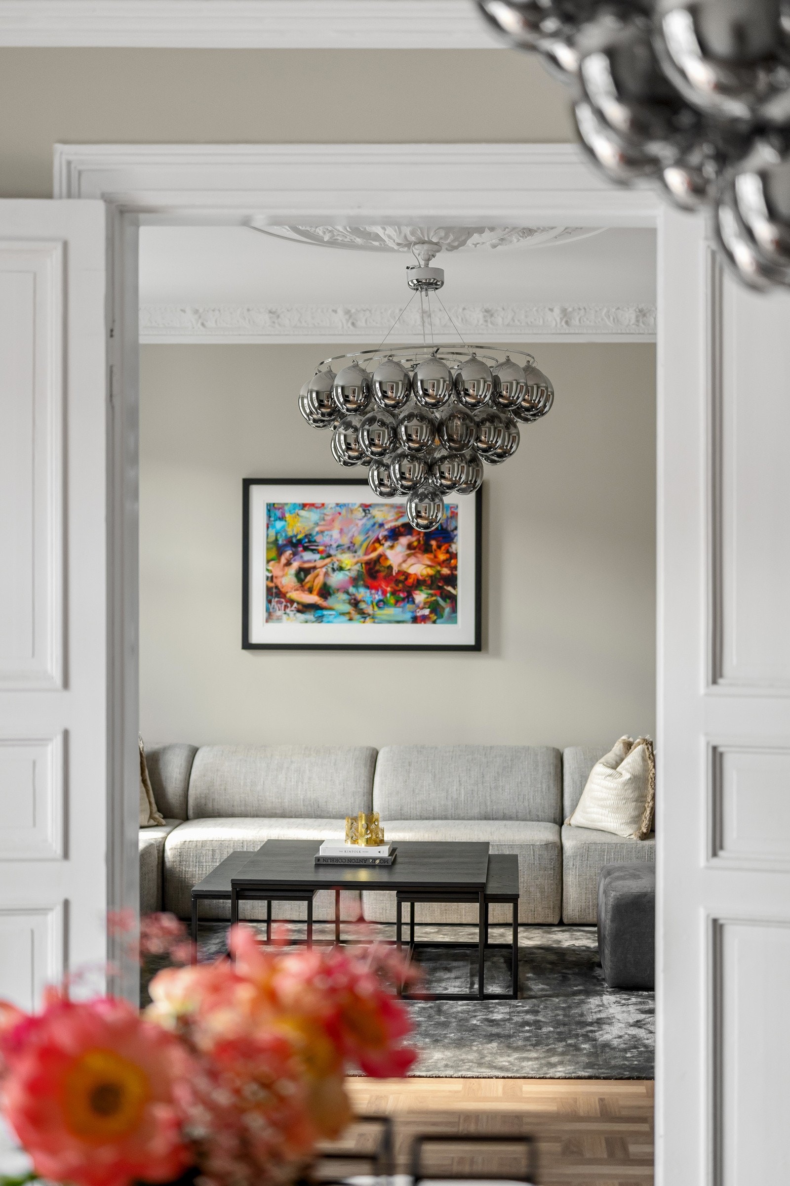 Fra spisestuen mot stuen Galleribilde