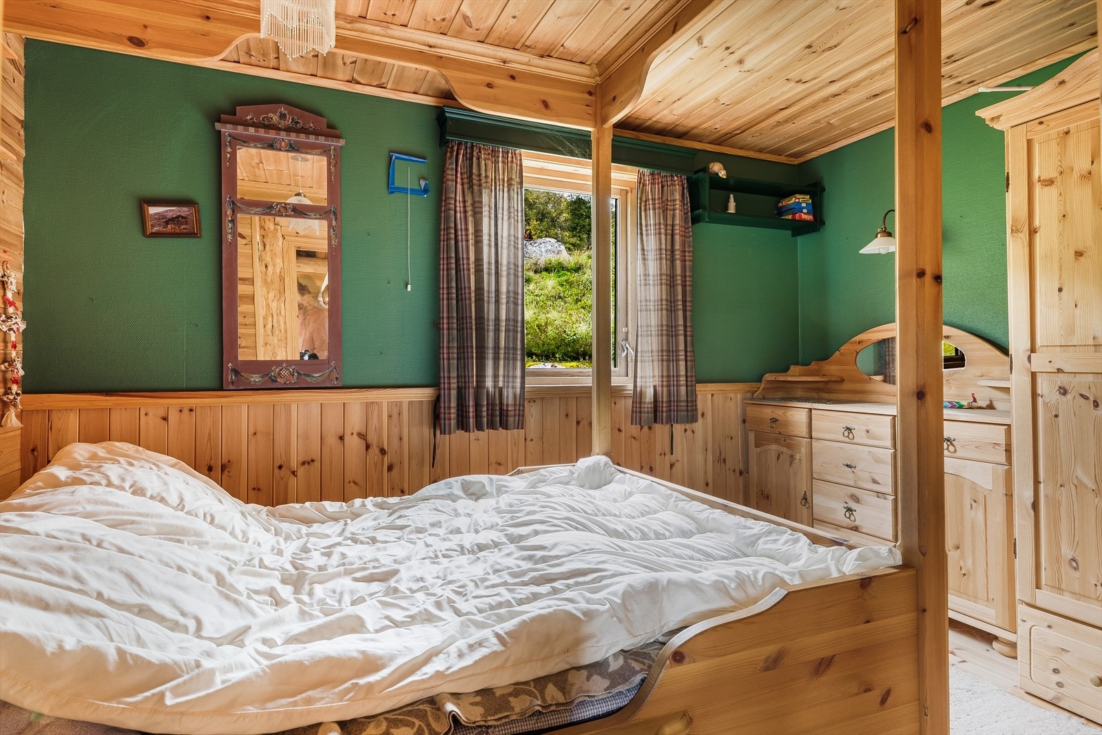 Hytten har 3 gode soverom Galleribilde