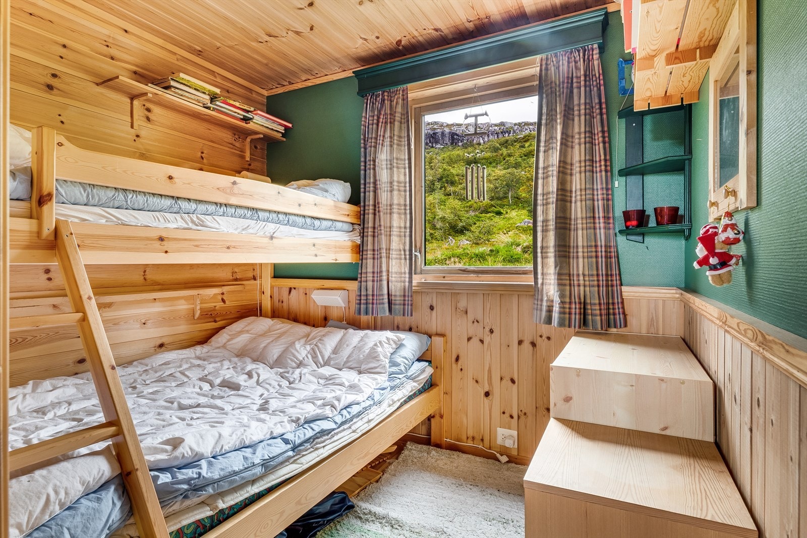 Soverom nr.3 er innredet med familiekøye. Galleribilde