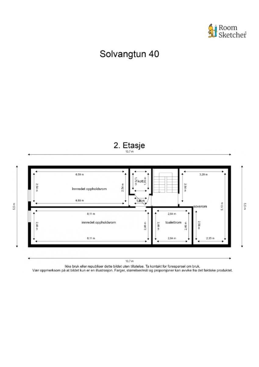 Plantegning 2. Etasje. Galleribilde