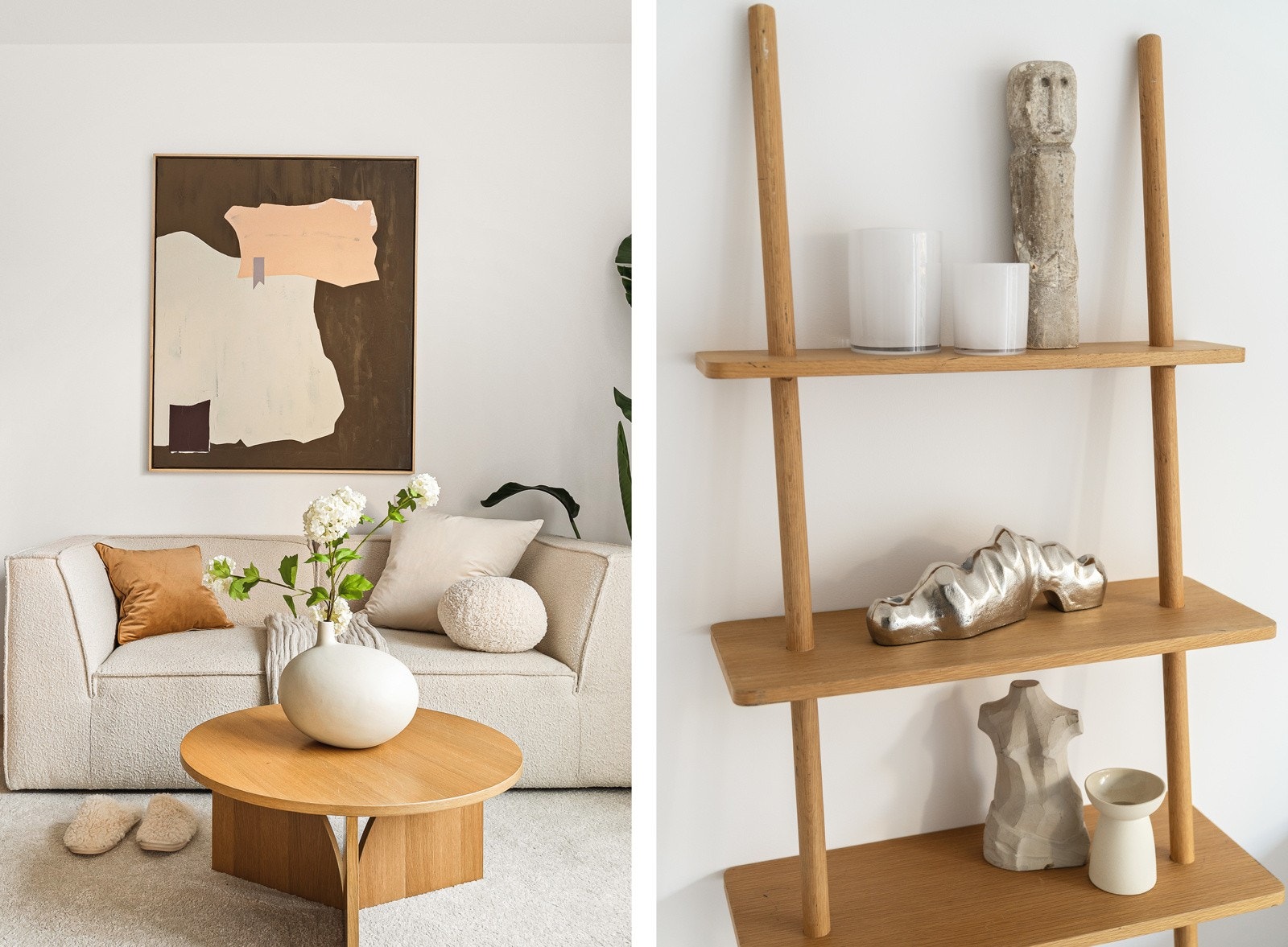 Overflatene er malt i en moderne og behagelig fargetone. Galleribilde