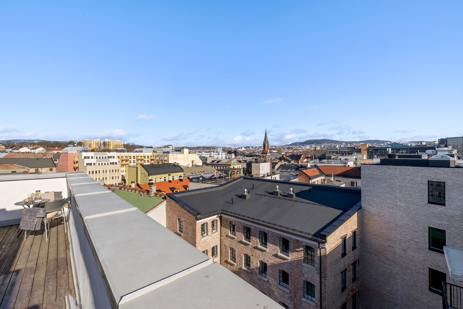 - Utsikt fra takterrassen - Galleribilde