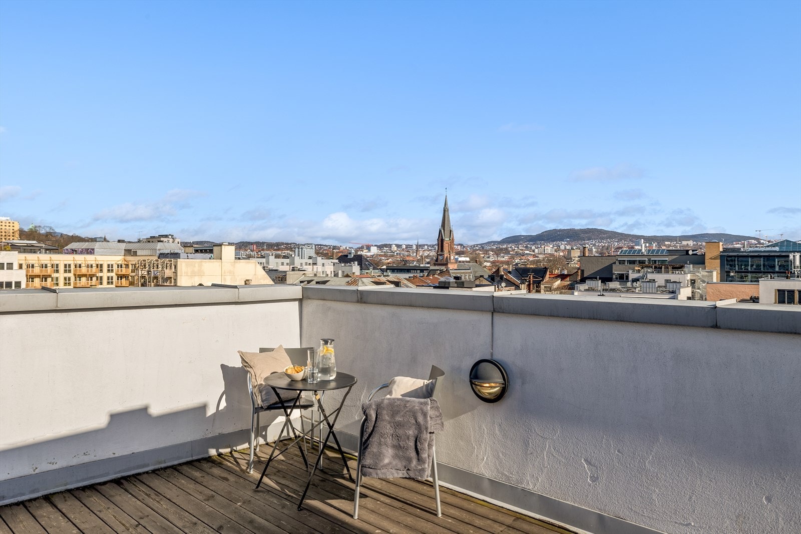 - Herlig, felles takterrasse - Galleribilde