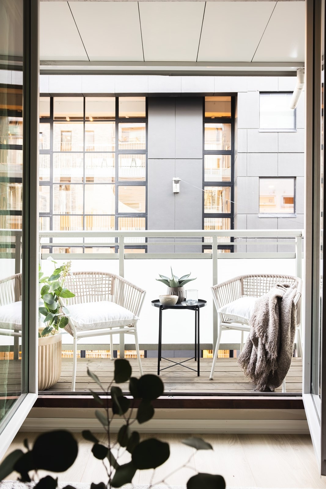 - Utgang til balkong fra stuen - Galleribilde