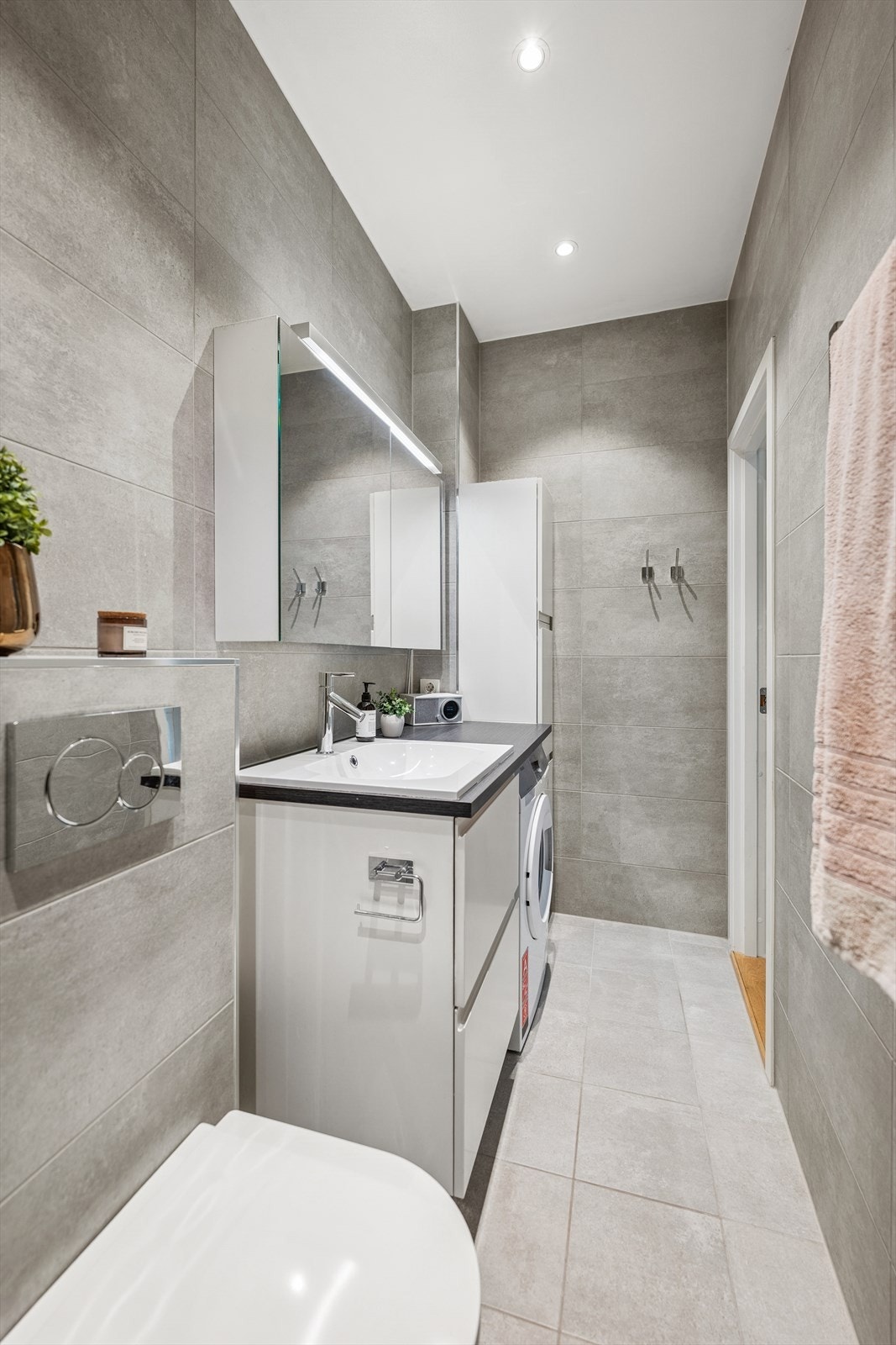 Badet har fått tilstandsgrad 1 fra takstmann og holder en god standard. Galleribilde