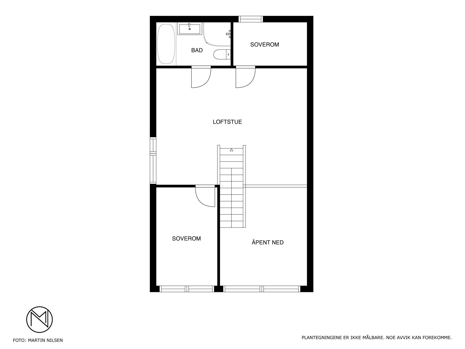 Plantegning 2. etasje Galleribilde