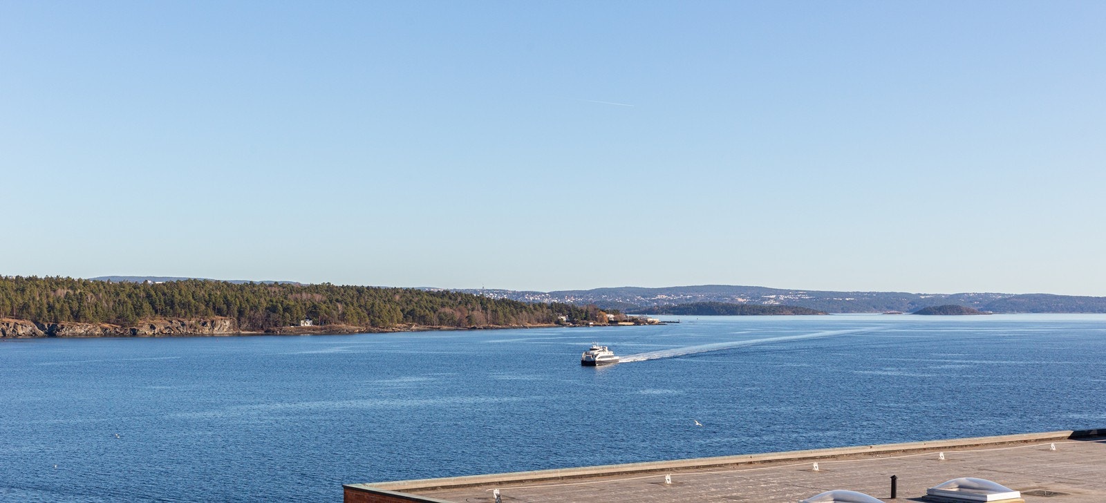Fantastisk utsikt over Oslofjorden Galleribilde