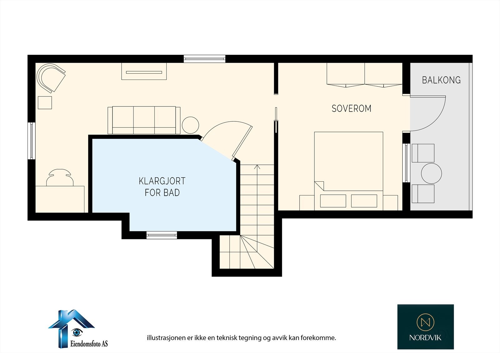 Plantegning 2.etg Galleribilde