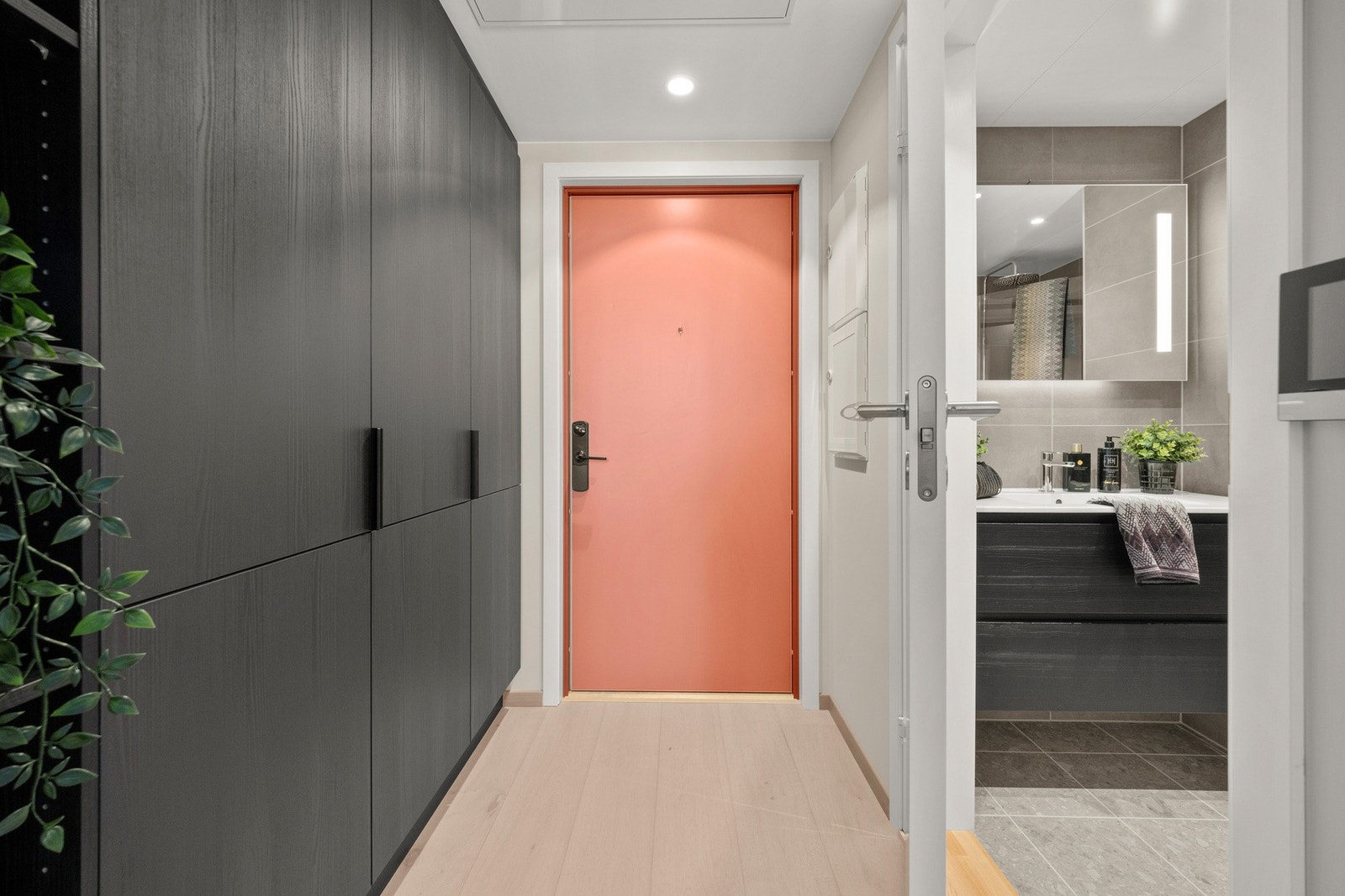 Velkommen inn til en romslig entré Galleribilde