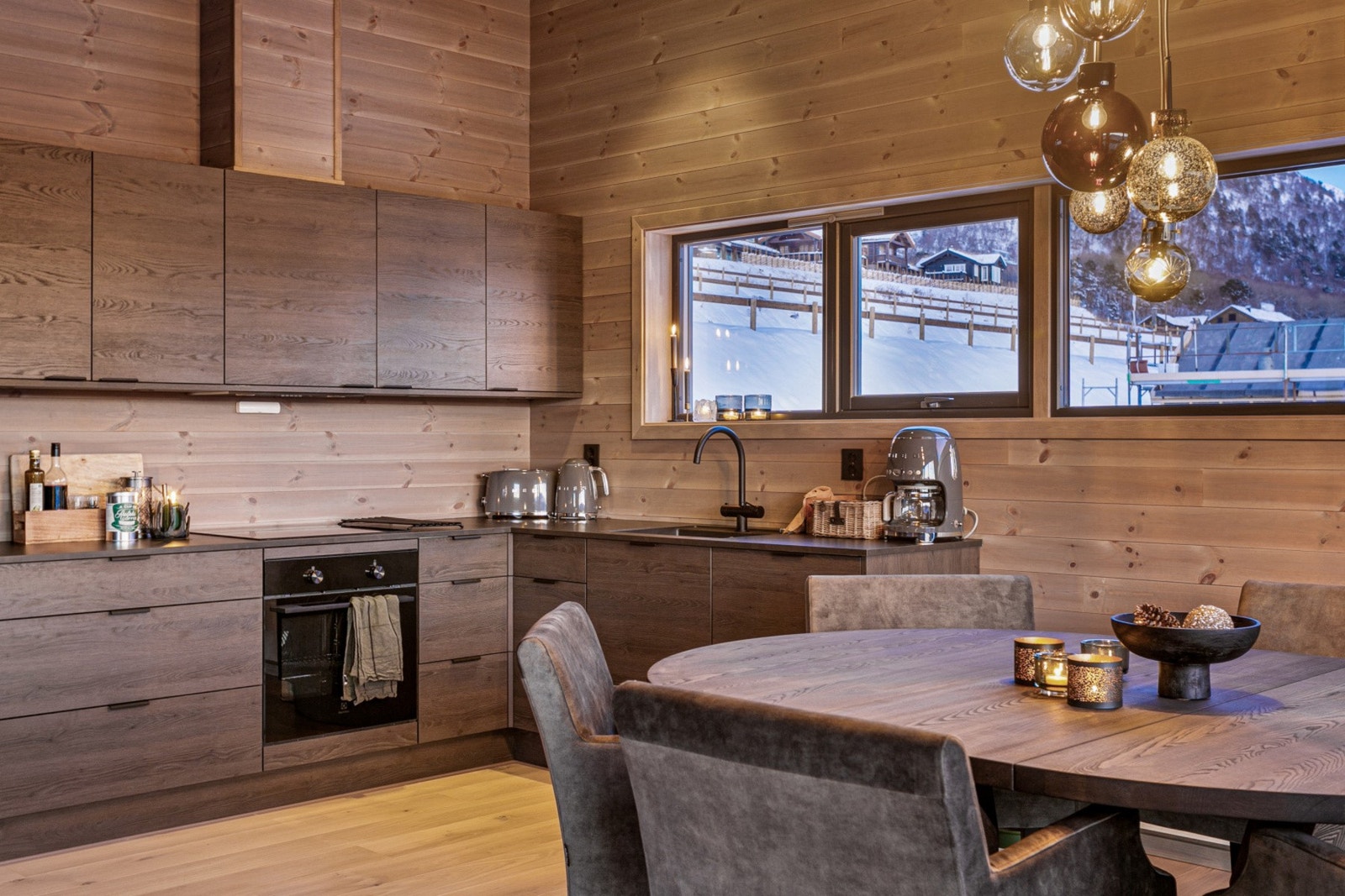 Kjøkken fra Fossline. Galleribilde