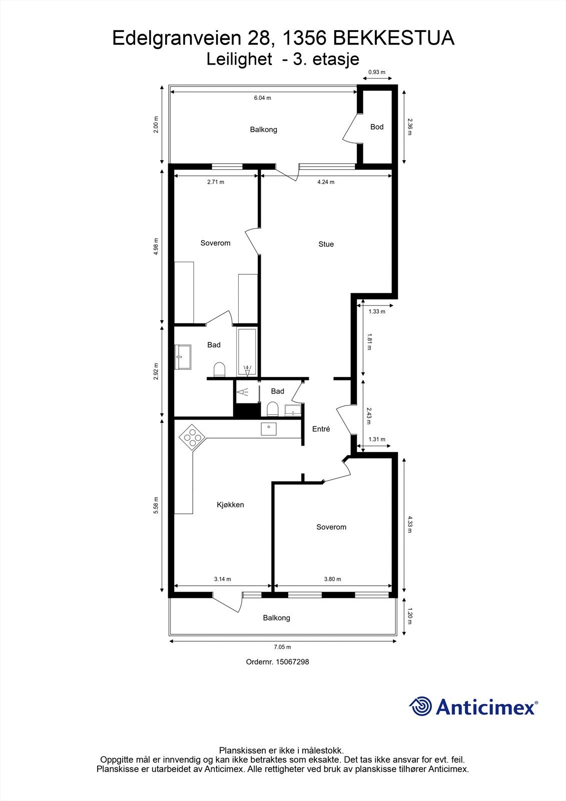 Plantegning Galleribilde
