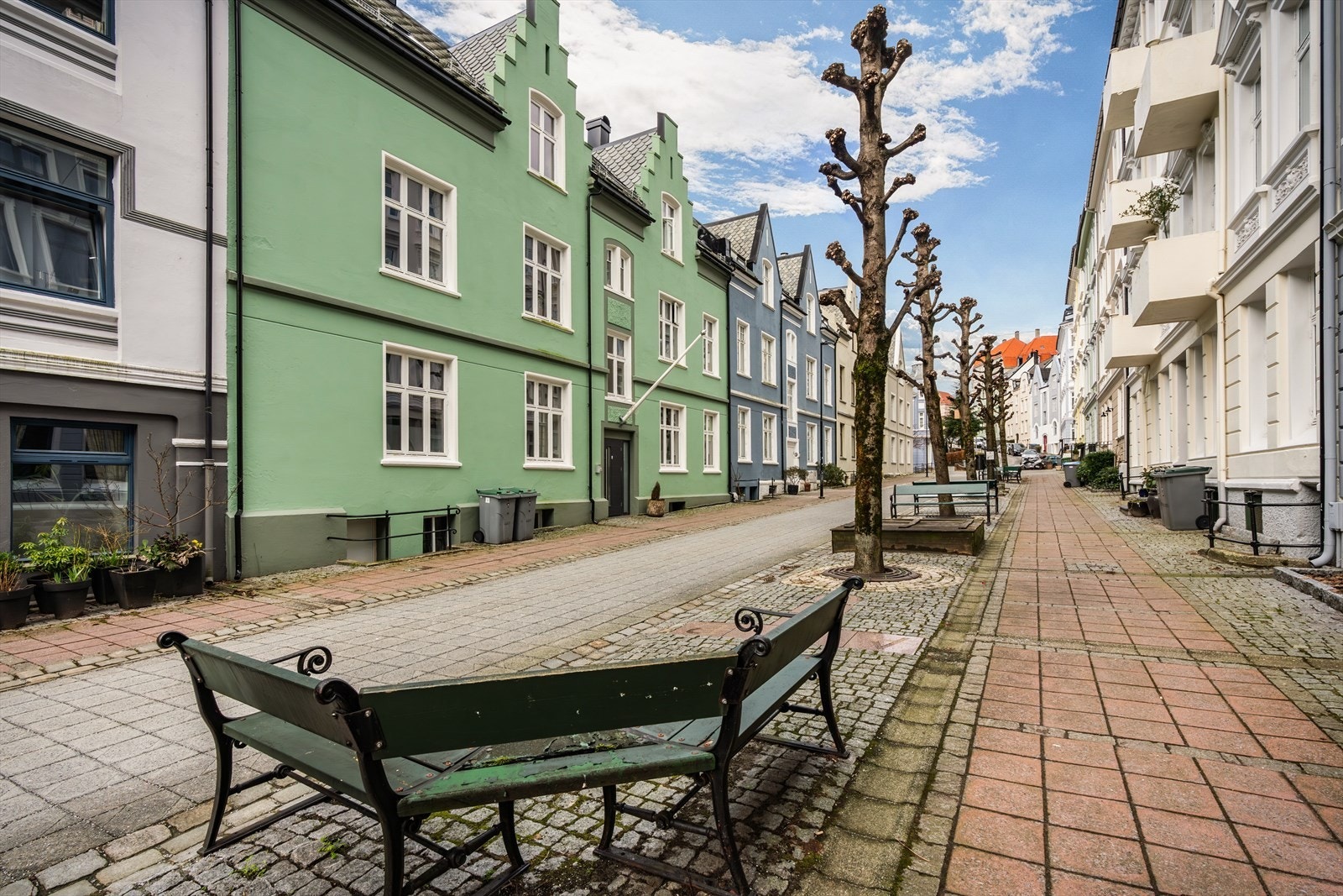 Her er du fredelig tilbaketrukket, men kun få minutters gange fra byens puls. Galleribilde