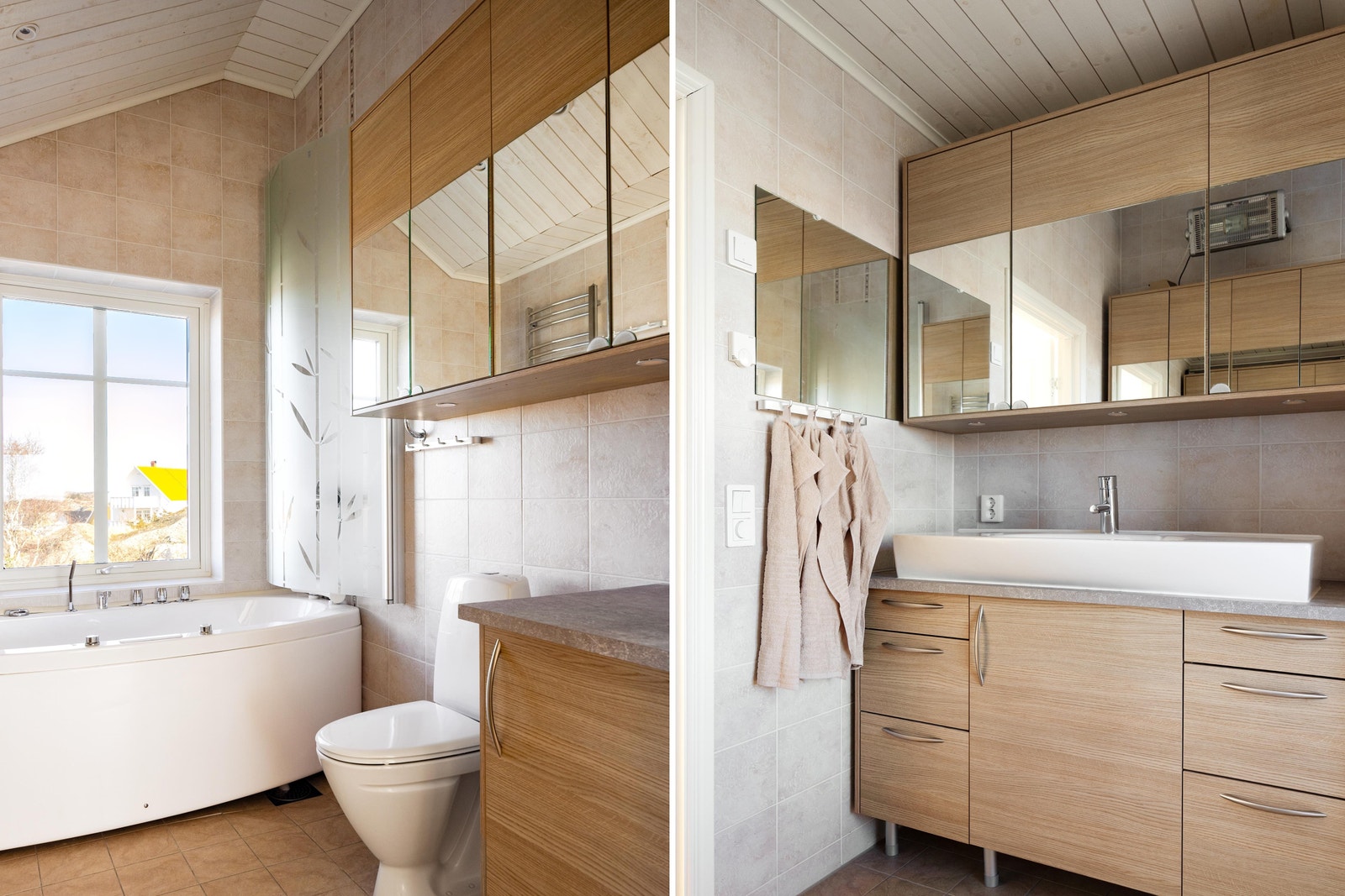 Badrum på övre plan Galleribilde