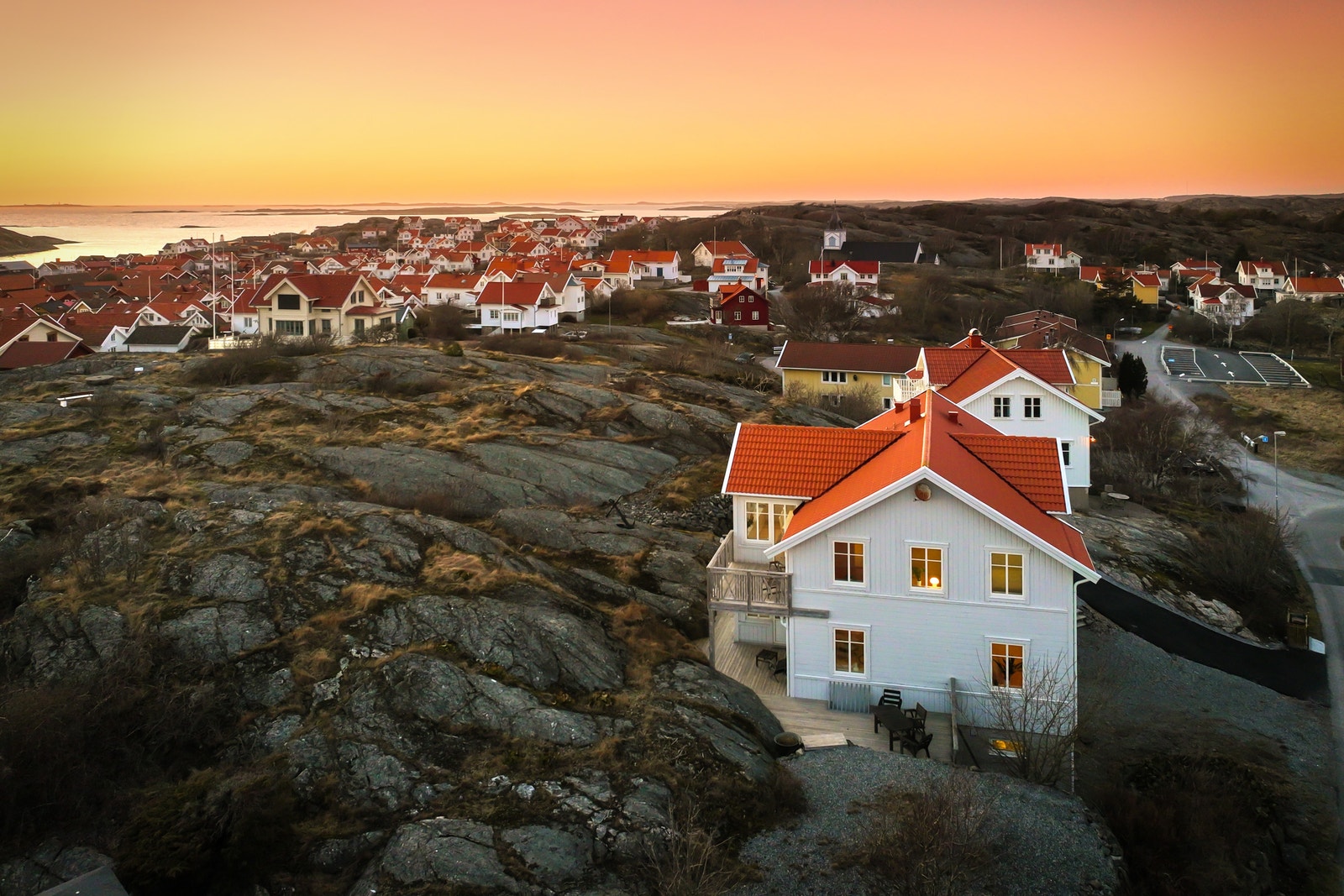 I Mollösund är havet aldrig långt borta Galleribilde
