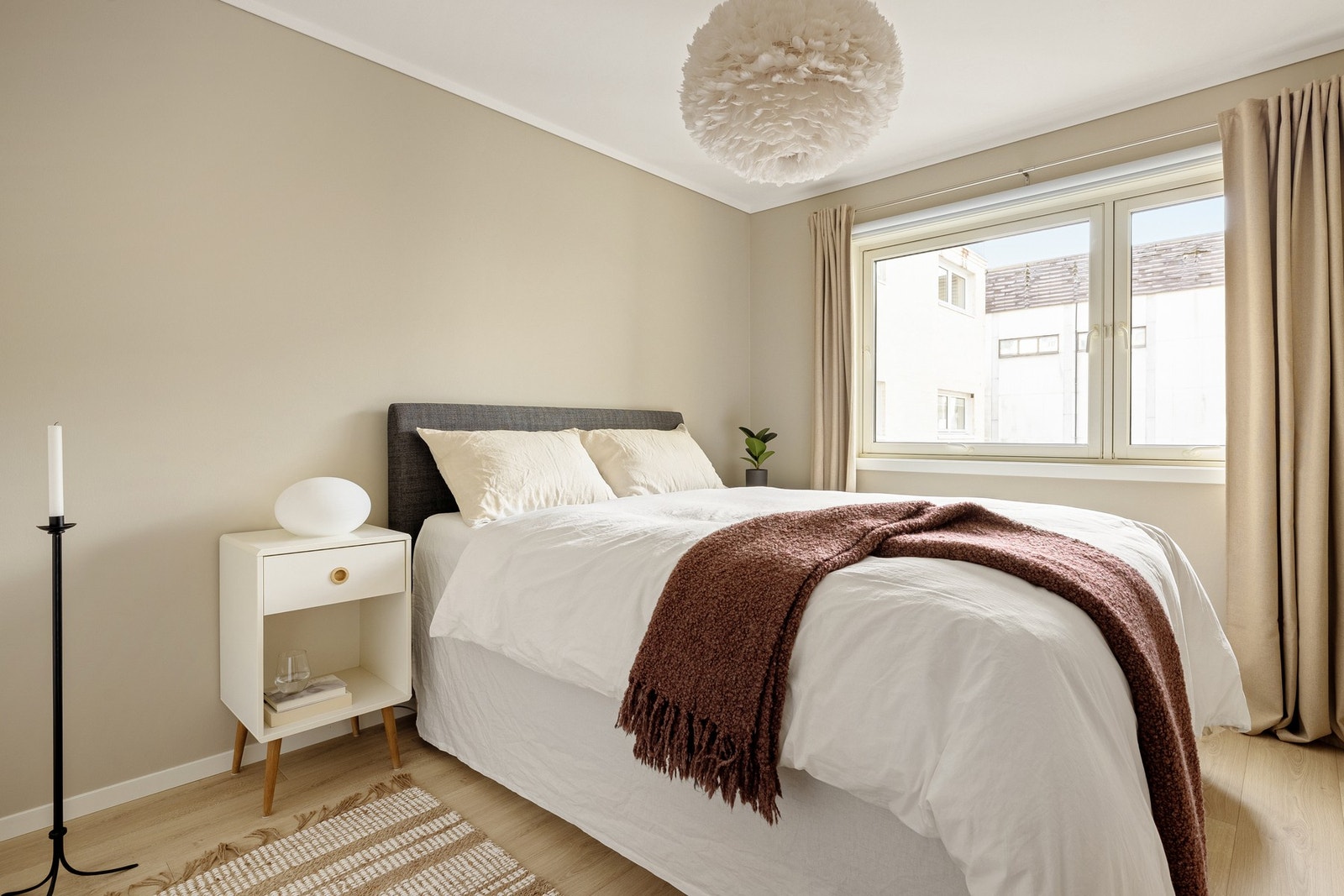 Soverommet måles til 11 kvm og kan enkelt innredes med både dobbeltseng og nattbord. Galleribilde