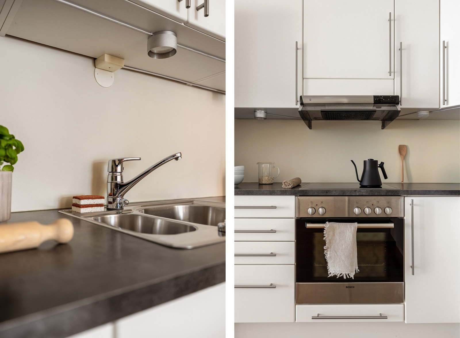 Av hvitevarer følger stekeovn, platetopp, oppvaskmaskin og ventilator. Galleribilde