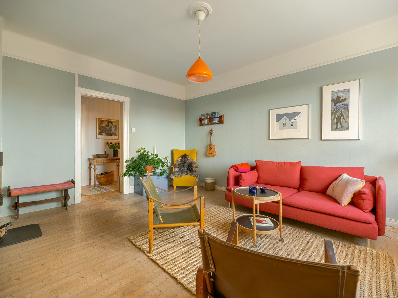 Lune tregulv, og god takhøyde. Galleribilde