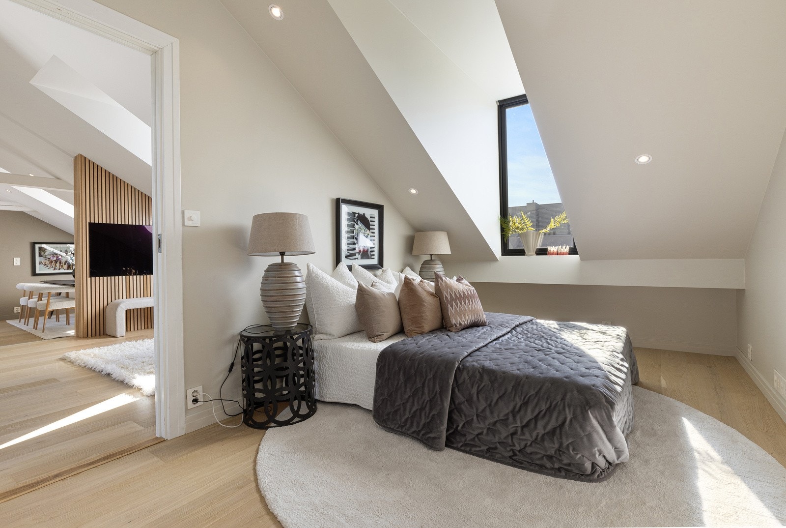 Det er to flotte soverom i leiligheten Galleribilde