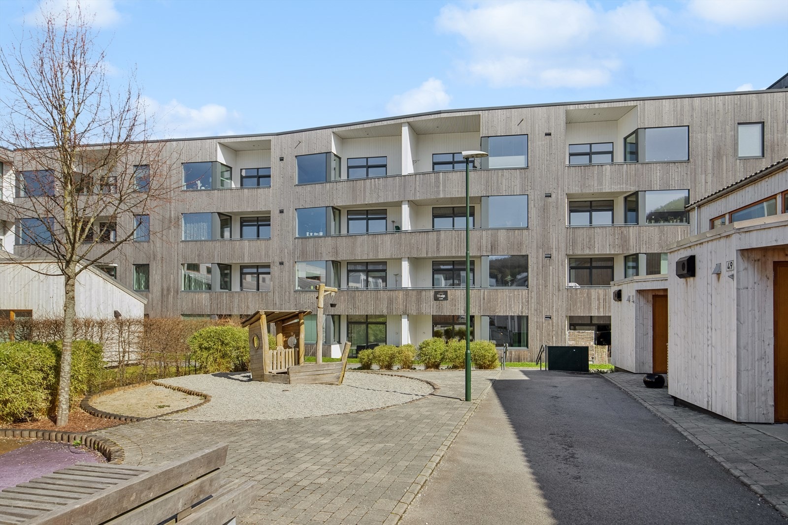 I Austtunsletta har man flotte fellesområder som passer for hele familien. Galleribilde