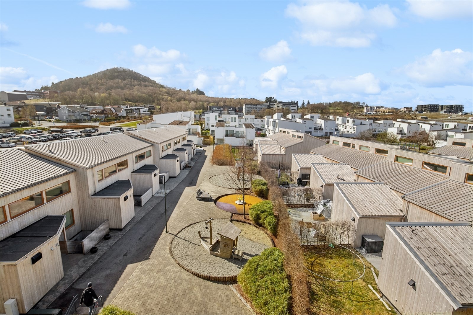 Flott utsikt fra balkongen. Galleribilde