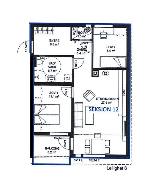 Plantegning Galleribilde