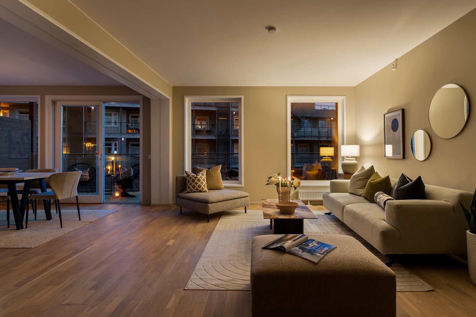 Herlig kveldsstemning Galleribilde