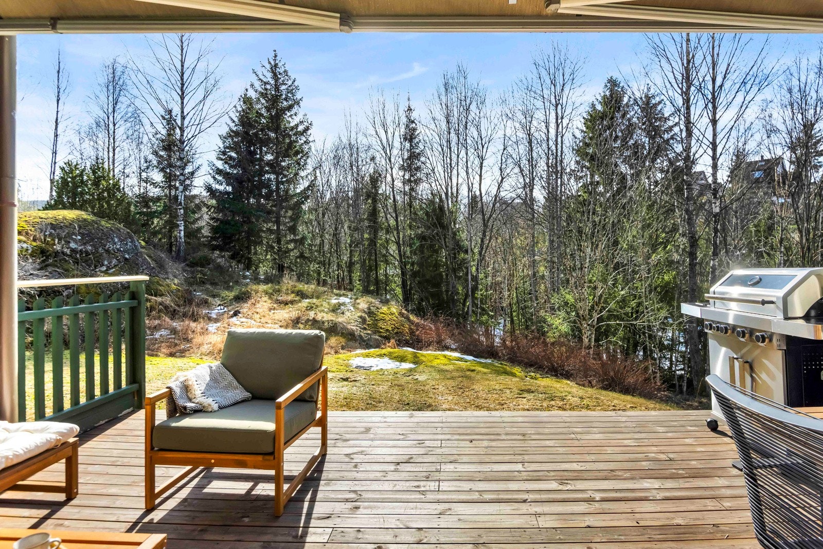 Utsikt mot marka Galleribilde