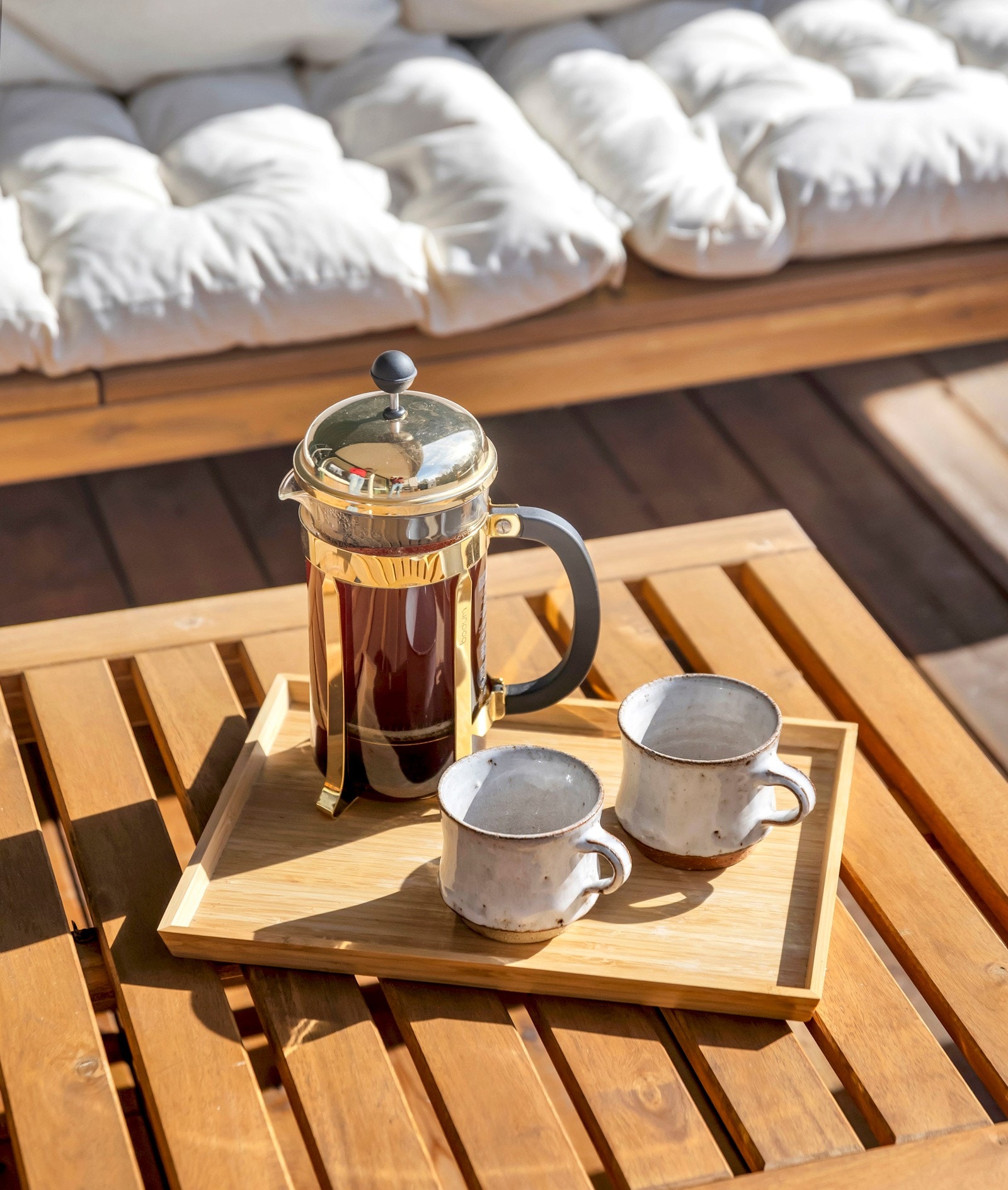 Her kan du nyte morgenkaffen i solveggen Galleribilde