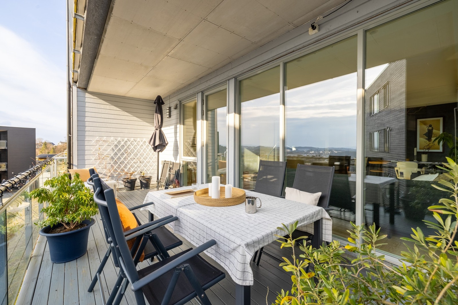 Her er det gode solforhold og rikelig med boltreplass. Galleribilde