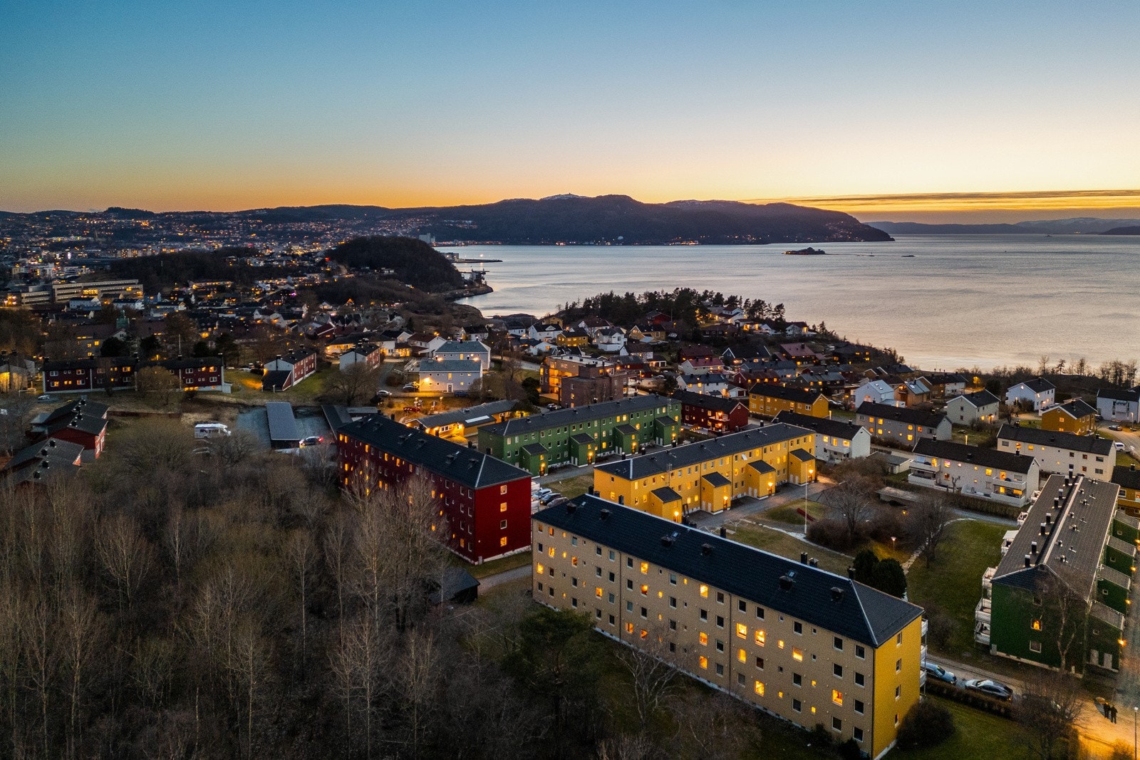 Det unike med beliggenheten på Lade, er at du får i pose og sekk. Her kan du leve et urbant liv, samtidig som du bor i et skjermet og tilbaketrukket område. Galleribilde