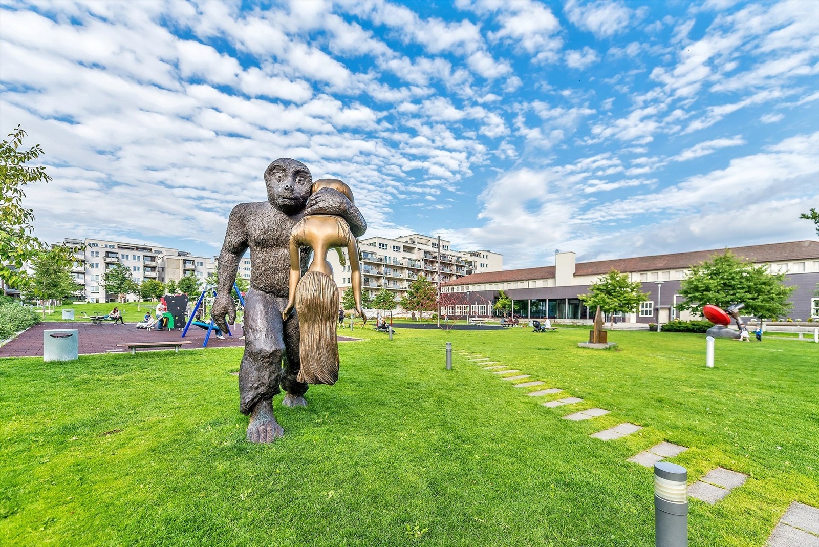 Lørenparken - en vakker sommerdag Galleribilde