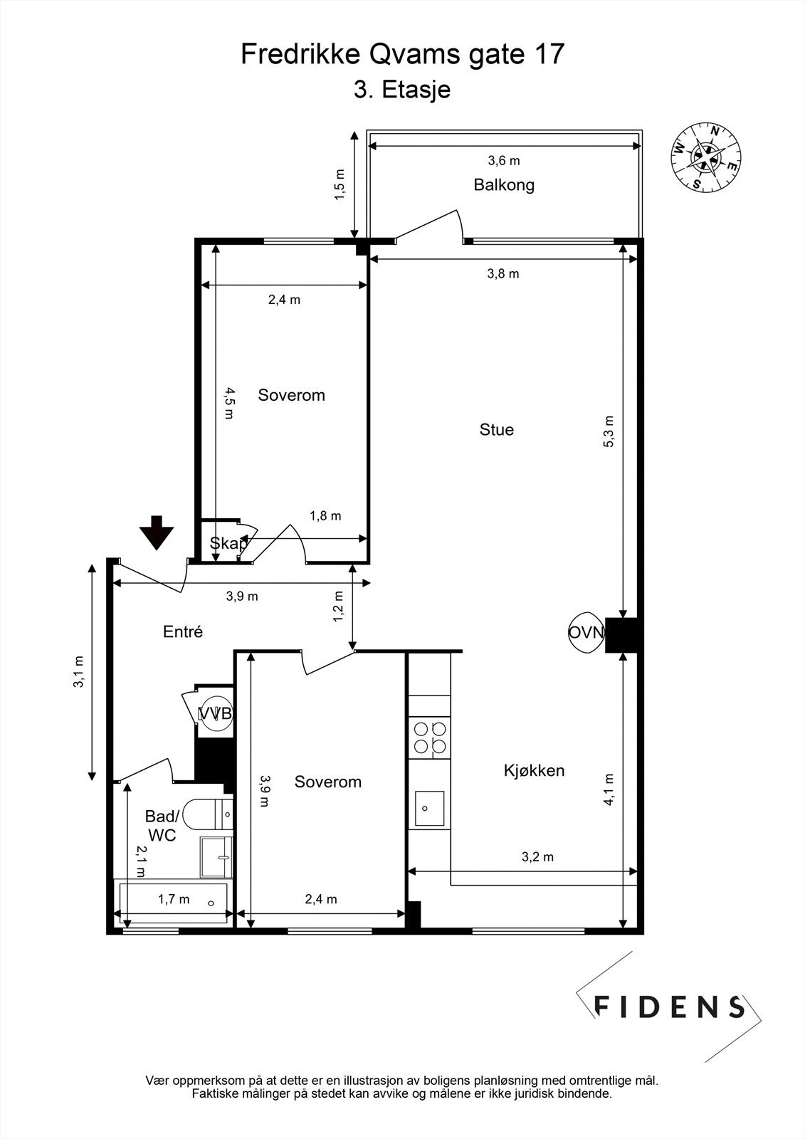Plantegning Galleribilde
