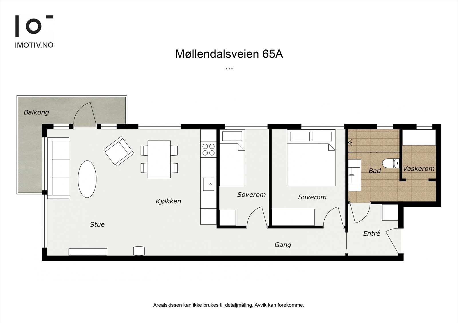 - Leiligheten har en god planløsning, i tillegg disponerer leiligheten en ekstern bod - Galleribilde