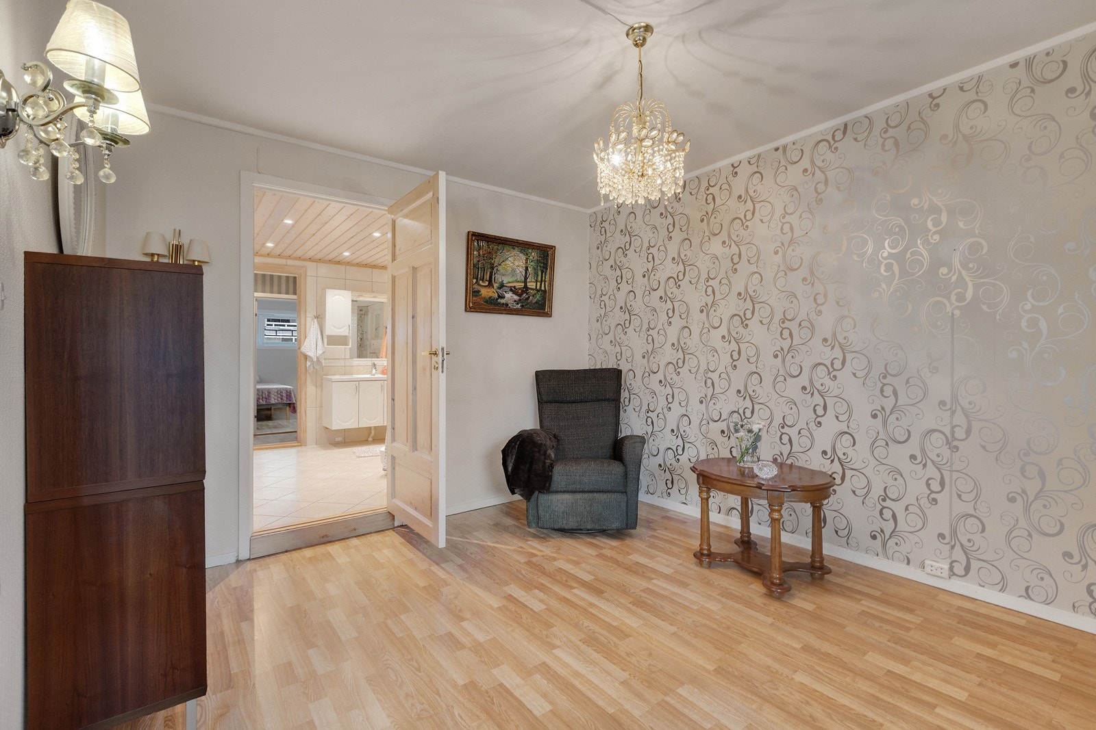 Soverommet har inngang fra stuen og badet. Galleribilde